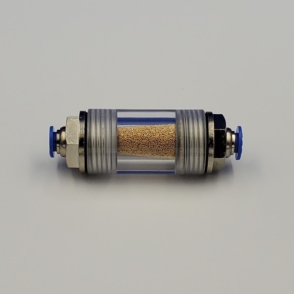 Ppd Push Lock In-line Filter, 90 μm. 3/8" fittings; bronze filter. Large PPDF-50-3/8-3/8-B90